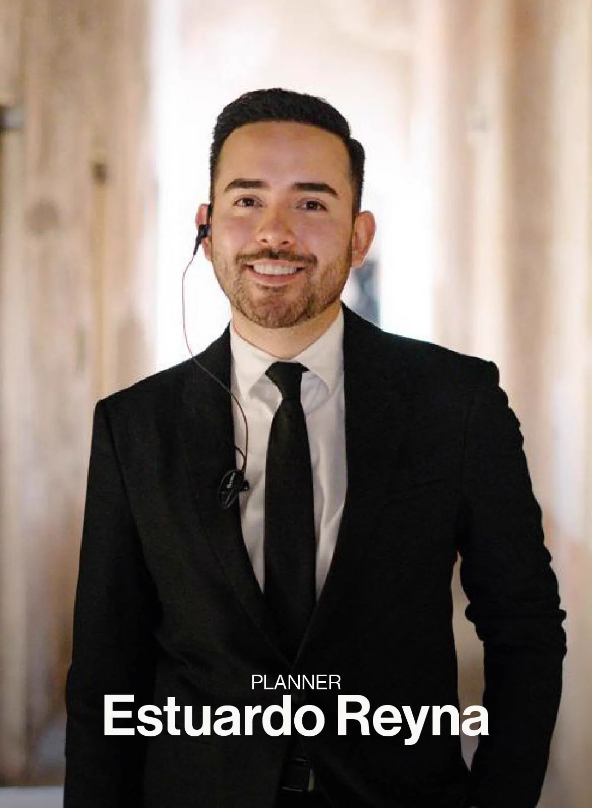 Estuardo Reyna, wedding planner (Guatemala)
