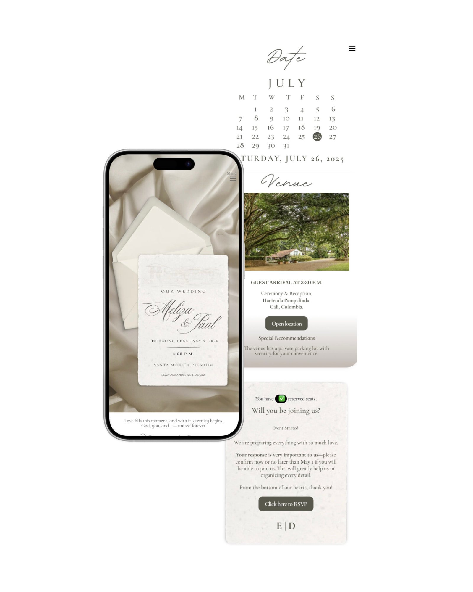 Website Destino Mockup